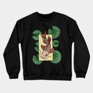 koi square Crewneck Sweatshirt